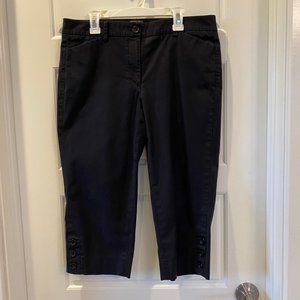 Talbots capri pants in black, size 8P